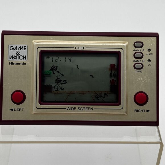 Nintendo Chef Japan Game and Watch Vintage Retro FP-24 Tested Works 1981 Japan - Picture 1 of 8